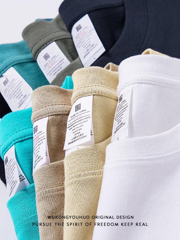Unisex Plus Size Heavy Cotton Short Sleeve T-Shirt, Loose Fit, Extra Large, Versatile Base Layer.