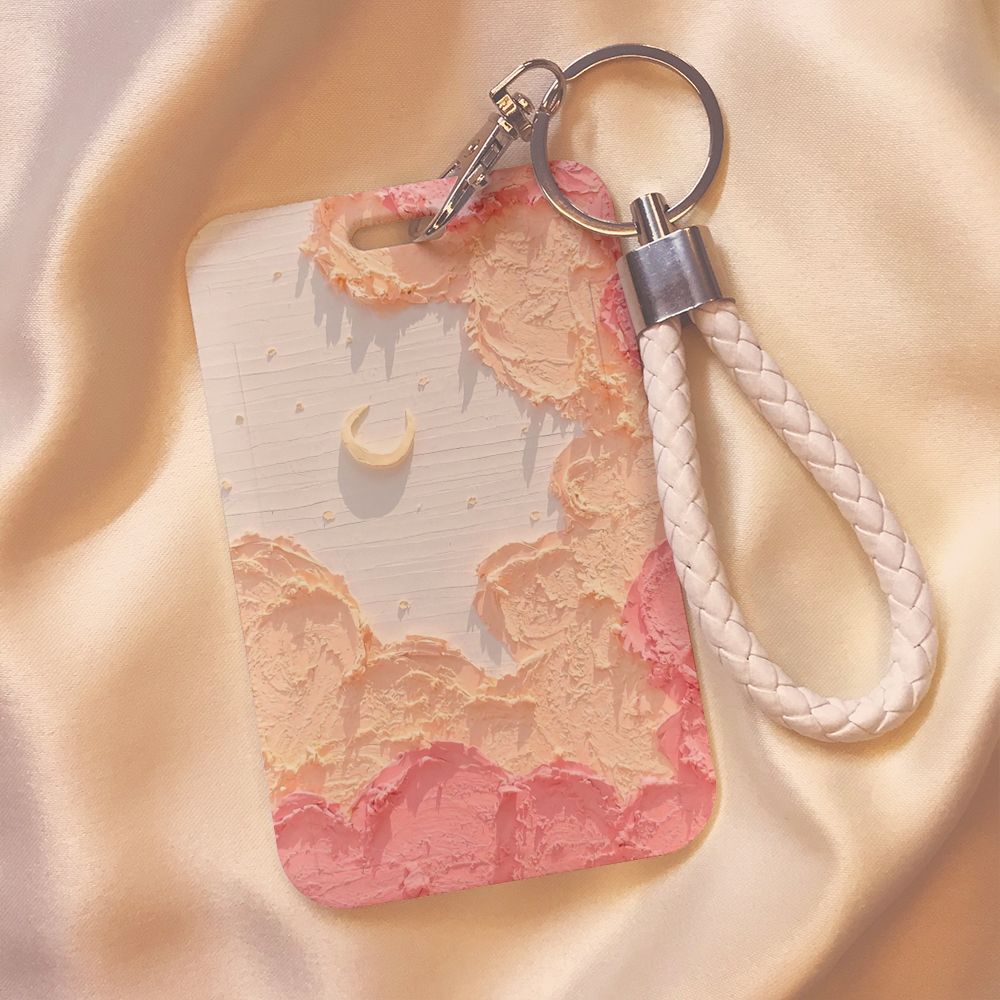 Waterproof Cartoon Plastic Card Cover Women's Kids Bus Credit ID Name Business Working Bank Card Badge Holder Protective Cover