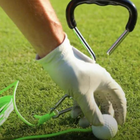 Golf Training Tools for Drivers Irons Golf Swing Training Aid 50ft Rope of Ball Flight Feedback for Beginners to Practice Swing in Backyard