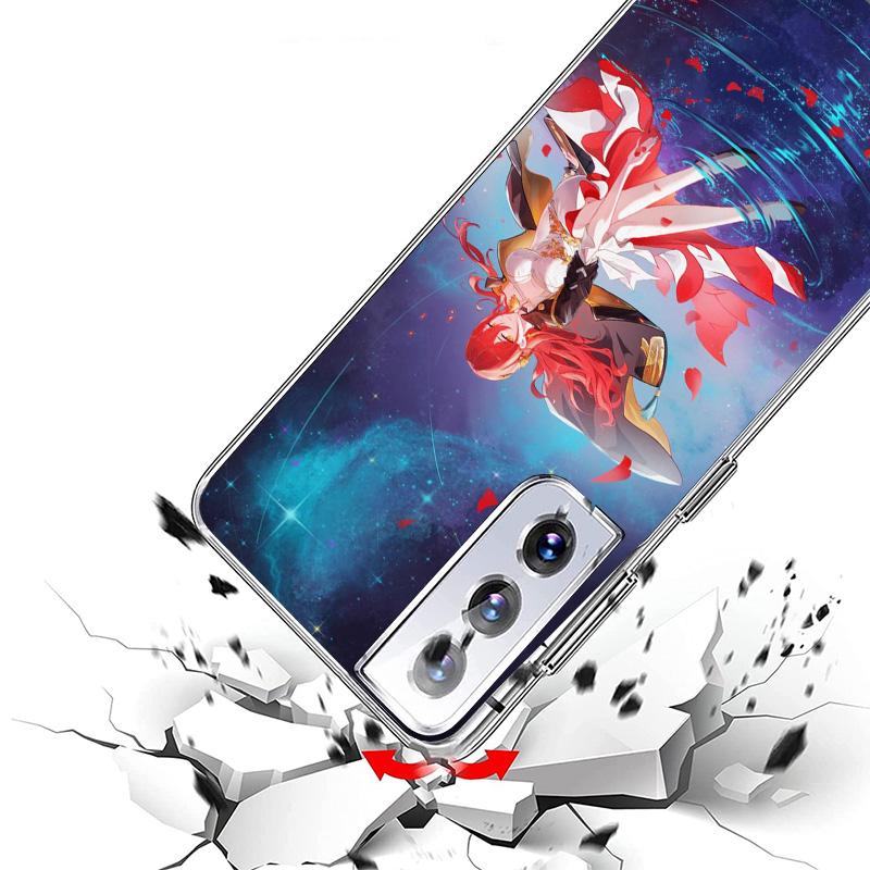 Honkai Star Rail Himeko Phnoe Case for Samsung Galaxy S26 S25 Edge S23 S24 Ultra S22 Plus S21 S20 FE Unique Cover Soft Coque Gal