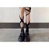 Lolita Socks Female Cute Japanese JK Cross Strap Calf Socks Hot Girl Personality Good Match Medium Tube Split Toe Socks