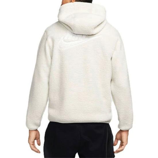 Nike Essential Men's Sherpa Fleece Hoodie Beige DD5014-072