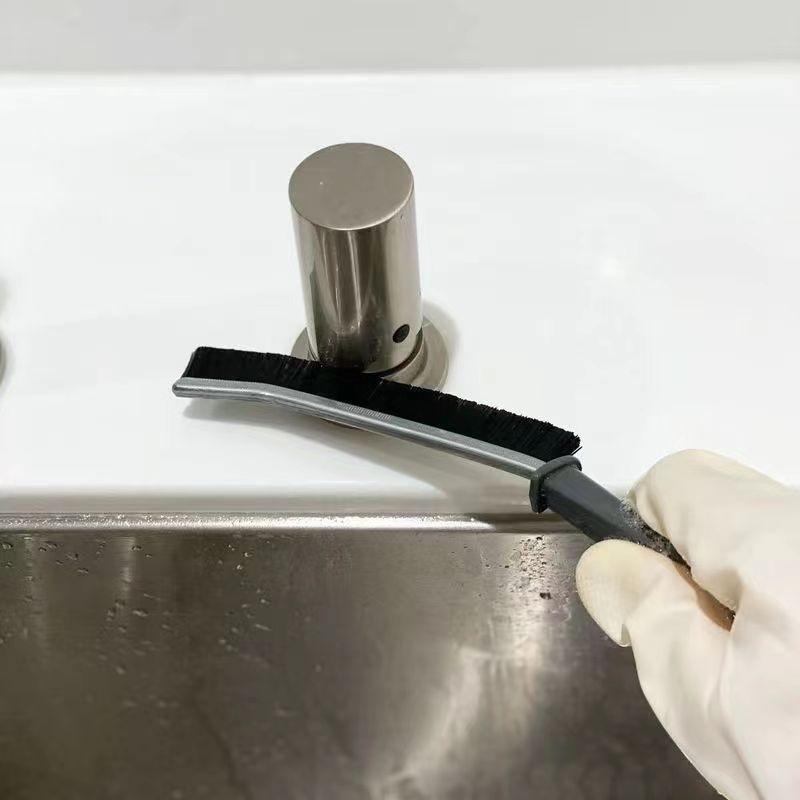 2Pcs Durable Grout Bristle Cleaner Brush For Kitchen Tile Toilet Dead Angle Joints Hard Shower Floor Line Gap Cleaning Brush