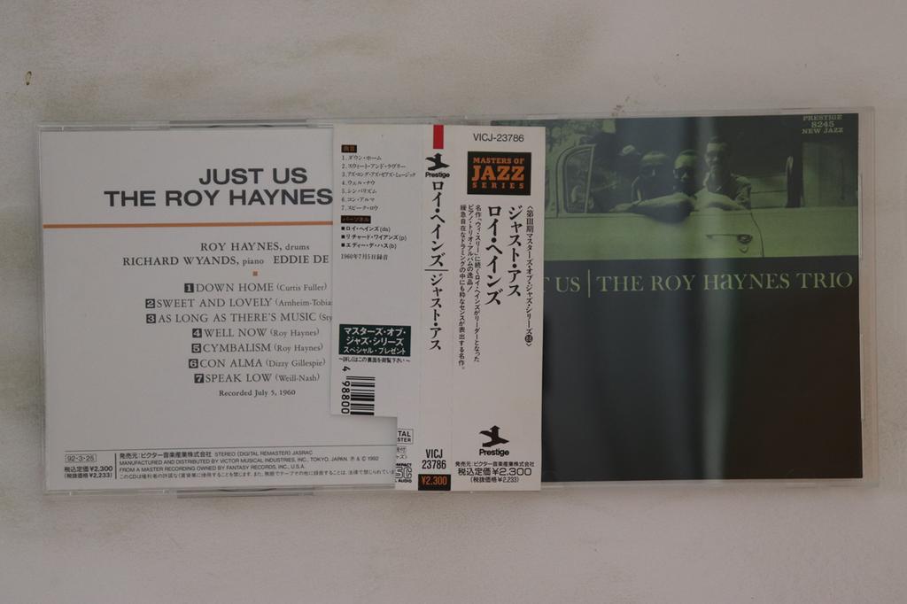 CD ROY HAYNES TRIO - Just Us VICJ23786 Prestige 1992 Japan Obi Jazz Used