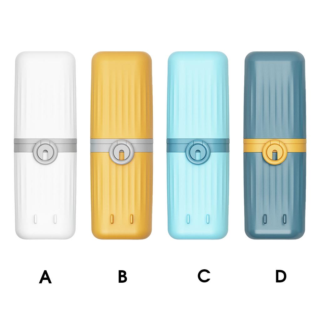 Toothbrush Case Wall Mounted Ple Toothpaste Container Multifunctional Dust Proof Sanitary Tool for Home Business Trips School