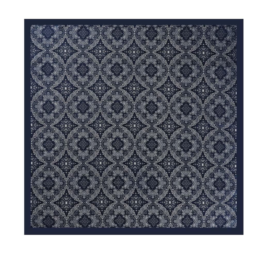 Ethnic Style 110 Cashew Nut Printing Square Scarf Versatile Headscarf Sunscreen Silk Scarf Women'S Literary And Retro