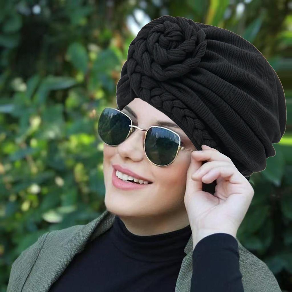 Casual Knitted Beanie Hat With Side Braid For Spring And Winter Fashion Accessories
