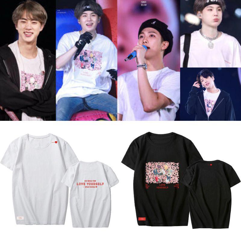 Bts Kpop Tshirt Love Speak Yourself Concert Tshirt Casual Tee Jk Rm Tops Jimin