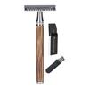 Yousheng Beard Razor Manual Ergonomics Handle Lightweight Reusable Bamboo Handle Eco-Friendly Double Edge Razor for Home Use