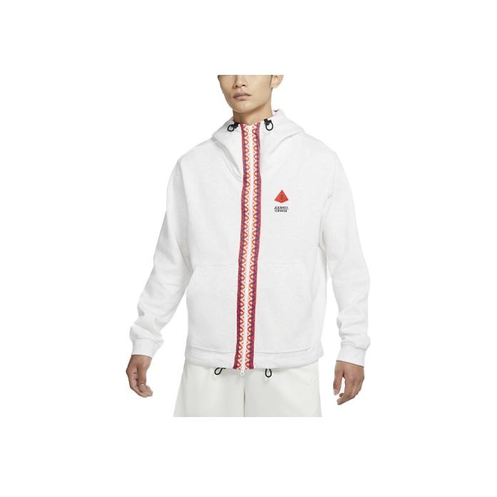 Nike Jaqueta Casual com Capuz Esportiva Solta Masculina Outerwear Branco DA6690-051