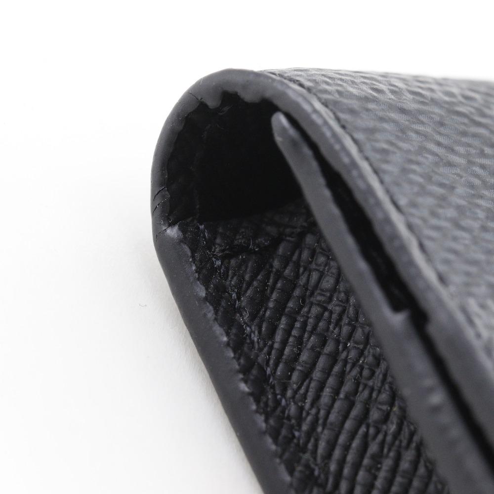 LOUIS VUITTON Anneveld Cult de Visit Card Case N63338 name card holder black Damier Grafitto Canvas mens Used