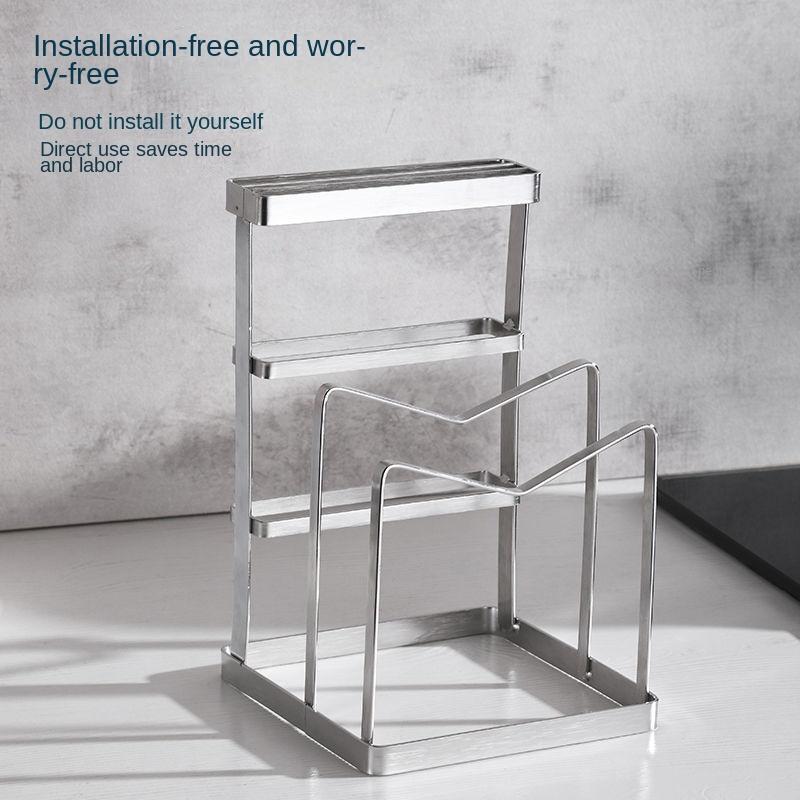 

Multifunction Knife Holder Chopping Board Shelf Kitchen Storage Rack Kitchenware Rack Kitchen Organizer