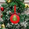 2PCS Exquisite Christmas Knitted Ball Plush Xmas Hanging Pendant Christmas Tree Hangers  Festival