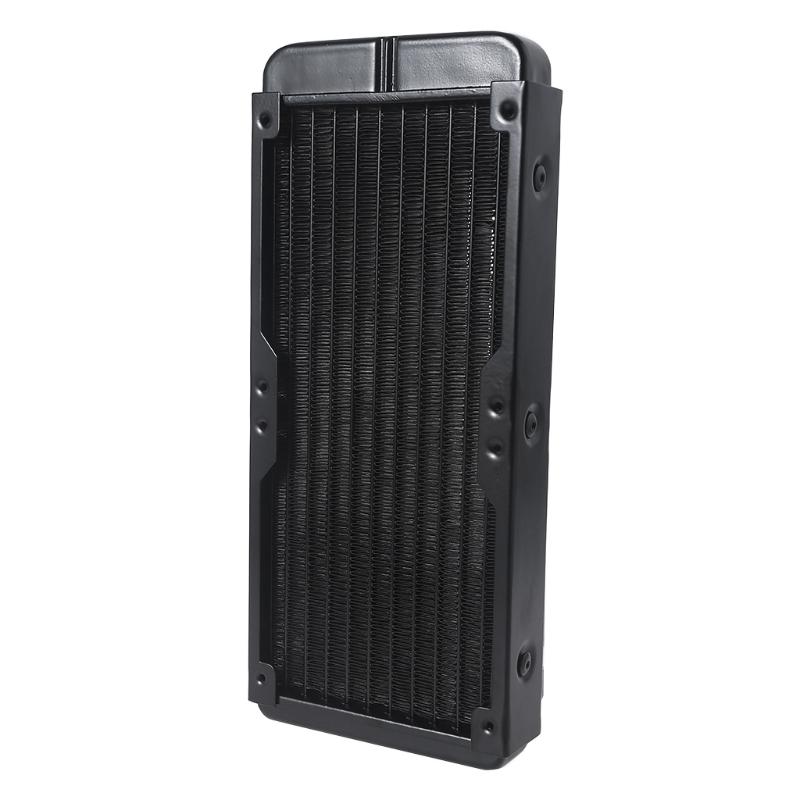 Water Cooling Computer Radiator 10 Pipe Aluminum Heat Exchanger Liquid Cooling Heat Sink for CPU PC Water Cool System