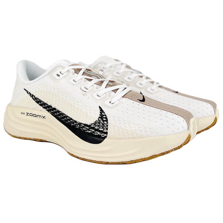Nike Pegasus Plus Abrasion Resistant Low Top Running Shoes Men's Beige White Black Sneakers FQ7261-006