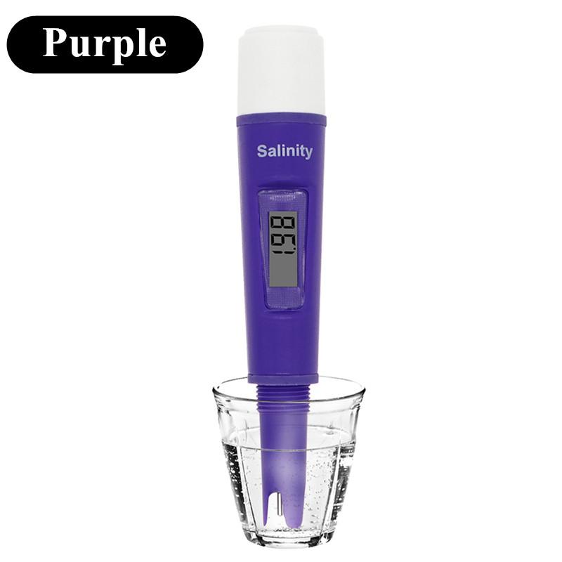 

Портативный солемер 387 387S Салинометр Галометр Измеритель соли Водонепроницаемый тестер солености для рассола Морской воды Пищевых продуктов фиолетовый