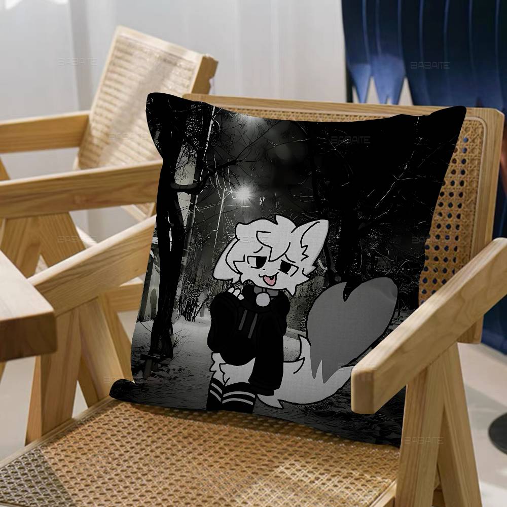 Funny Cartoon Boykisser Cushion Cover Inches Farmhouse Decor Home Throw Pillow Covers for Couch Decorations
