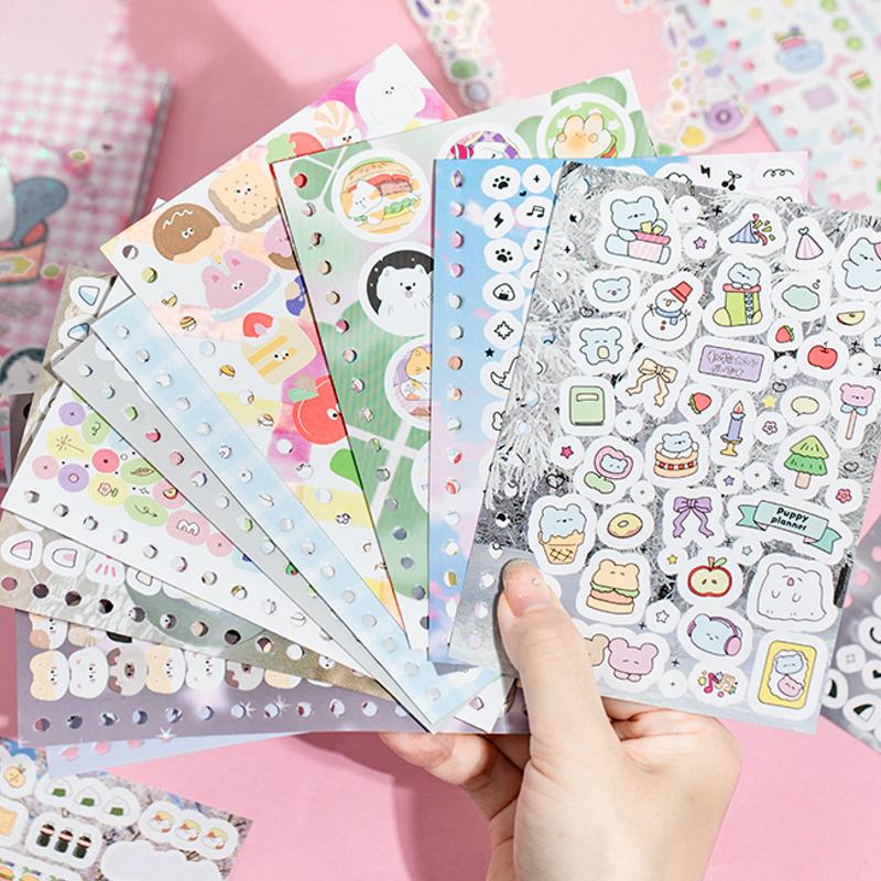 30sheets/book Stickers Book Love Notes Series Decorative Collages Phone Cases Notebooks Envelopes Scrapbooks Cups DIY Sticker