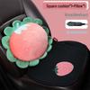 Cartoon Doll Style Heated Car Seat Cushion Set - Three Pieces for Winter Comfort