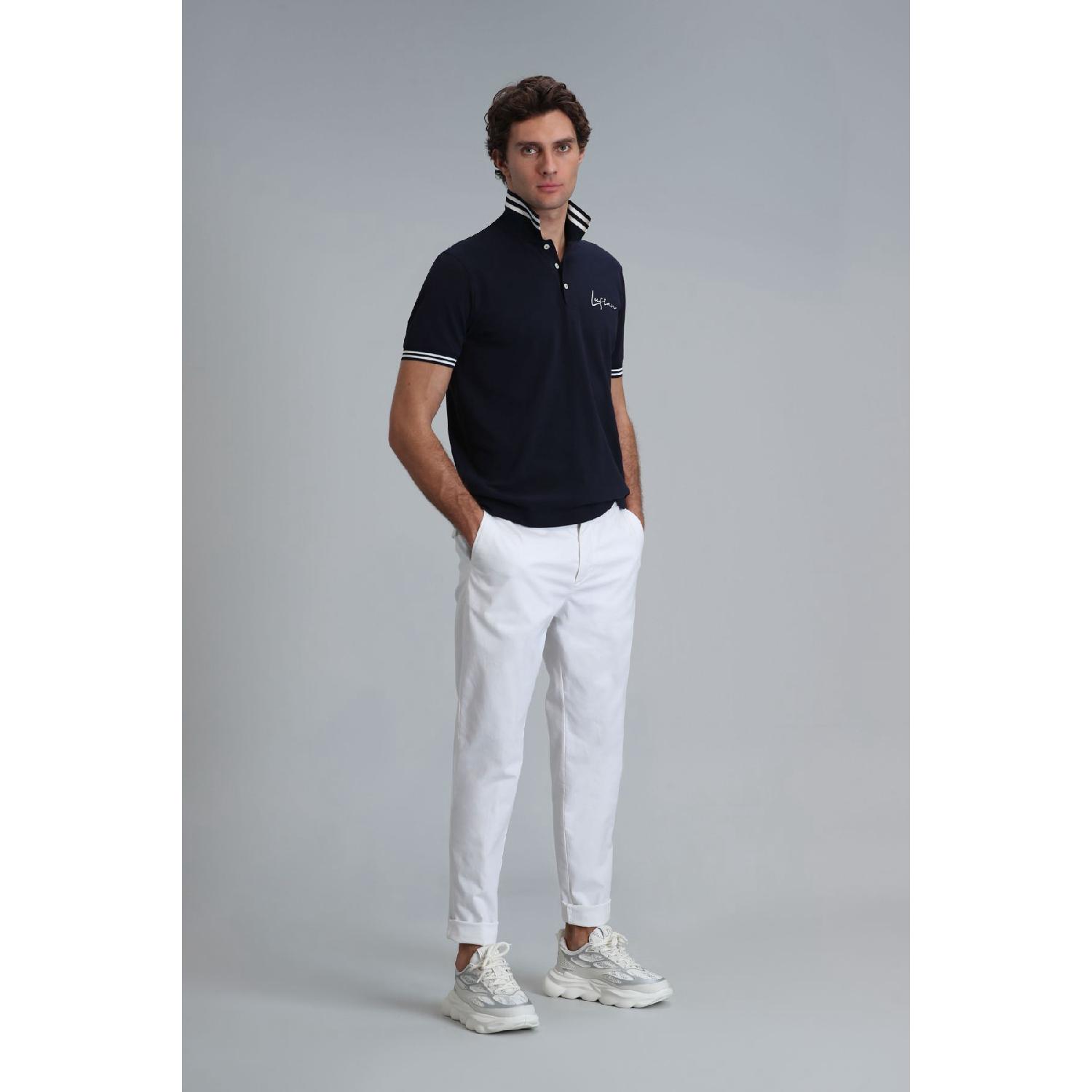 

Мужские брюки-чиносы Tom Smart белые 44 чёрный