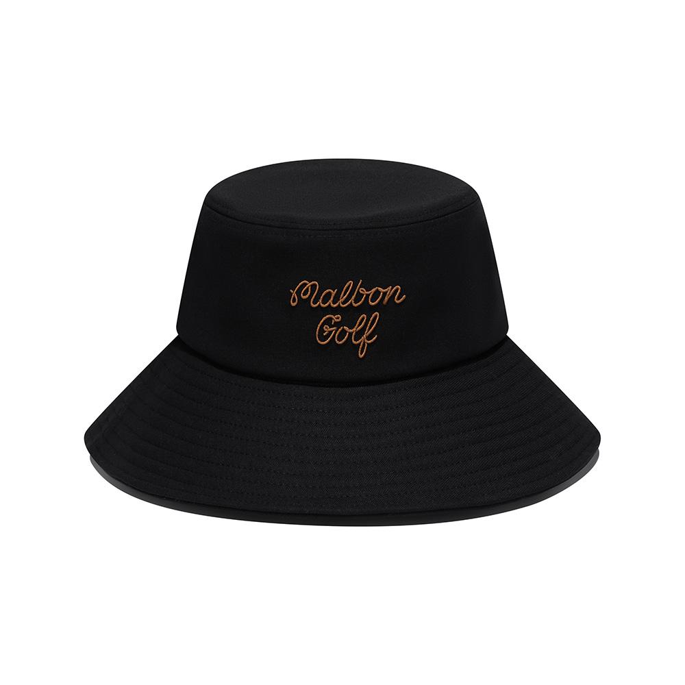 MALBON GOLF Wool Bucket Hat Black