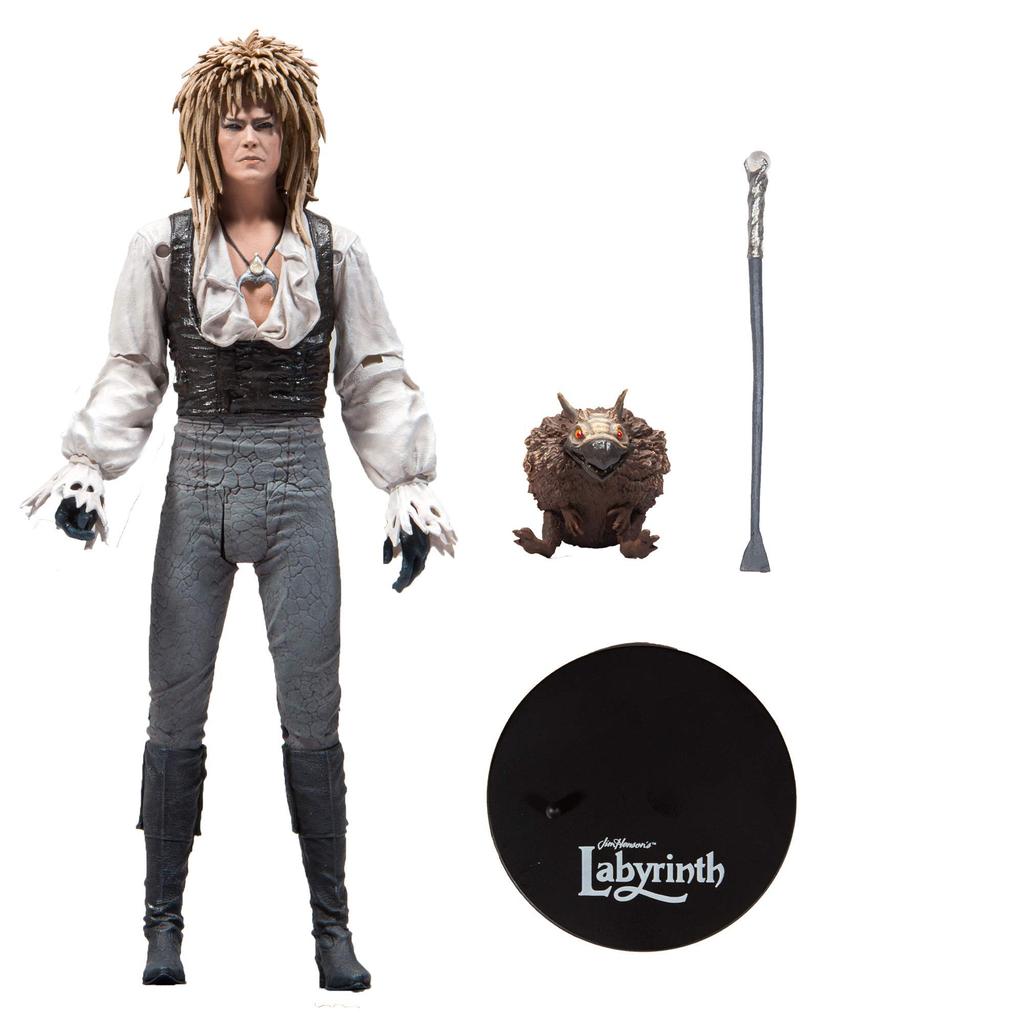 McFarlane Toys Labyrinth Figure David Bowie Jareth Color Tops 7 Inch Action Figure Dance Magic Jareth Action Figure