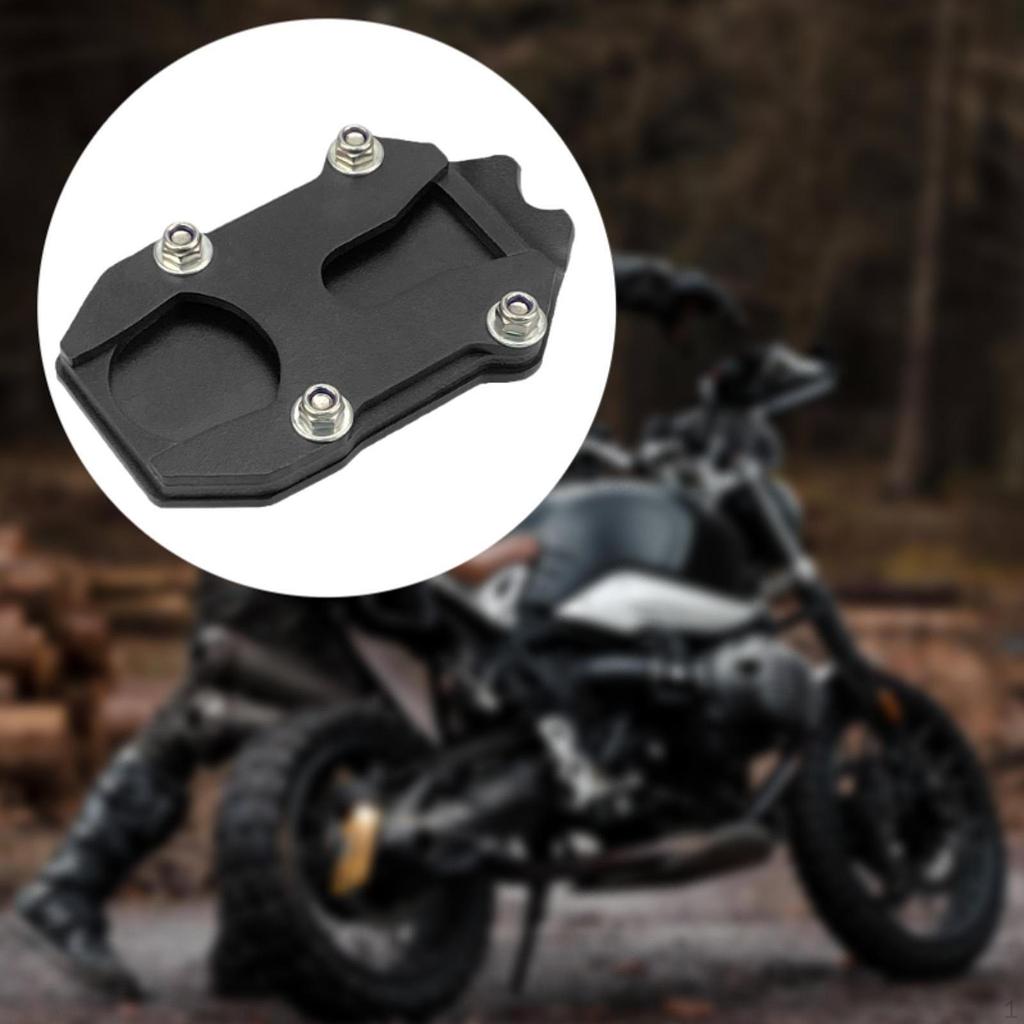 Motorcycle Kickstand Pad Enlarger Support Plate Enlarged Base Easily Install Accessories
