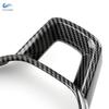 For Honda Civic 11th  ABS Carbon Fiber Texture Car Interior Steering Wheel Frame Cover Protective Trim