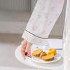 Mao Ma Sha Damen Pyjama-Set, Langarm, Lange Hose, Strickjacke, Große Größen, Revers-Design, Für Zuhause oder Draußen, Frühling/Herbst.