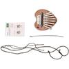 8-Tasten Kalimba Daumenklavier - Mini Holz Fingerklavier für Erwachsene & Anfänger Kleines Musikinstrument mit Stimmhammer & Lernführer - Tragbar
