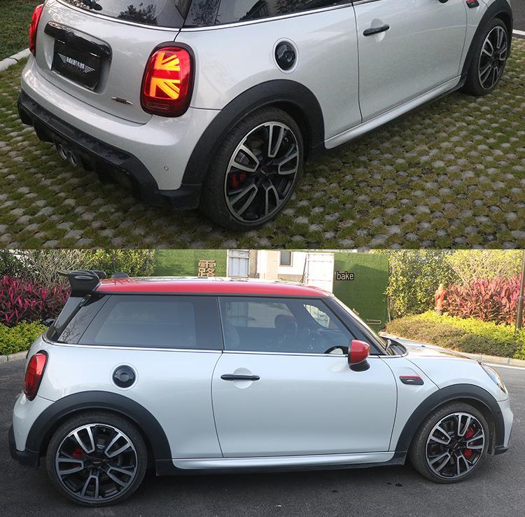 MINI F56 Carbon Fiber Rear Spoiler - GIOMIC Style Roof Wing Accessory for COOPER Upgrade