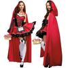 New Little Red Riding Hood Costume, Castle Queen Costume, Halloween Cosplay Uniform Adult Cosplay Costume