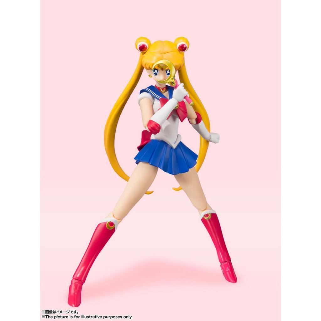 S.H.Figuarts Pretty Guardian Sailor Moon Sailor Moon -Animation Color Edition- (Resale Version) Approximately 140mm PVC & ABS Painted Movable Figure