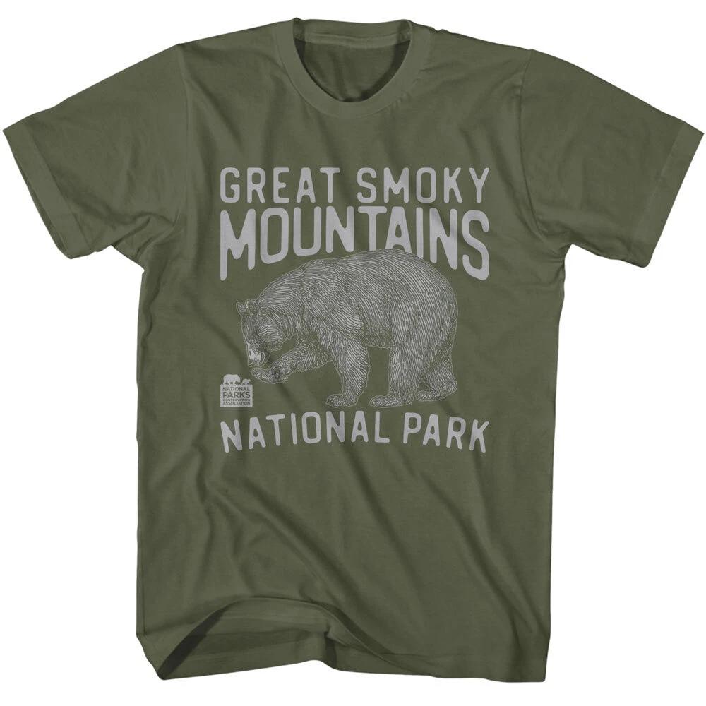 United States Great Smoky Mountains National Park Black Bear Men s T Shirt XL