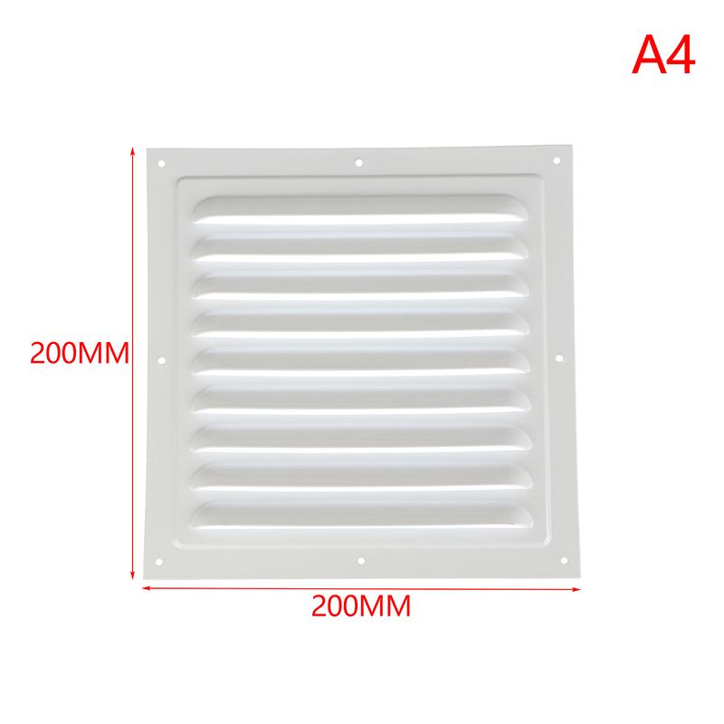 1Pc 100-250mm Aluminum Alloy Air Vent Grille Air System Net Cover Screen Exhaust Outlet Square Heating Cooling Vents Plate