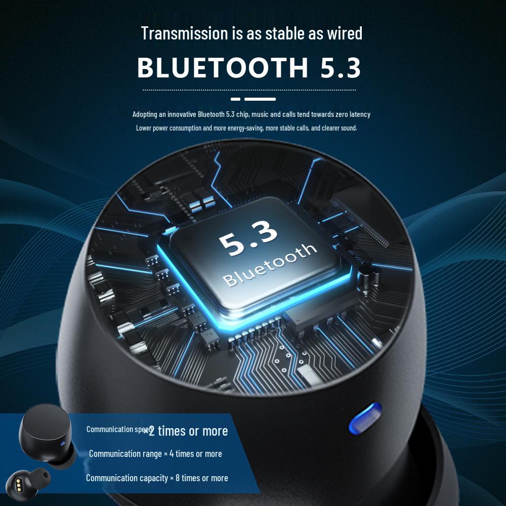 5.3 In-ear TWS Mini True Wireless Bluetooth Sports Earbuds - Long Battery Life & Noise Cancelling