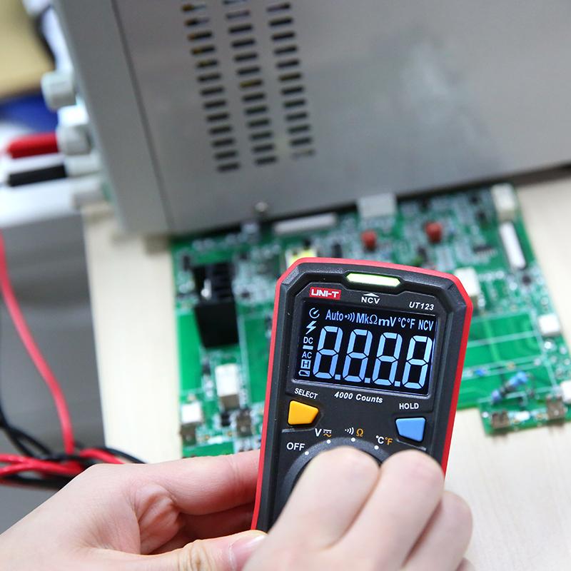UNI-T UT123 UT123D Smart Multimeter Digital Professional Electric Tester Voltage Resistance Continuity NCV Electrician Meter