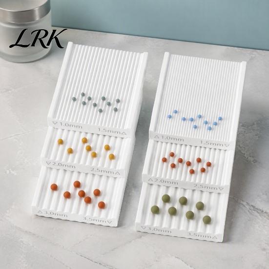 Multiple Size Bead Roller 6Pcs Polymer Clay Maker Tools, 1/1.5/2/2.5/3/3.5MM Roller, DIY Jewelry Supplies Mini Sphere Shaper Tool for Making Crafts