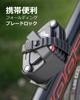 PAW Blade Folding Bicycle Lock with Mounting and Instruction Black Lock, Heavy-Duty, Compact, Key, Bracket, Manual, (PW0902)
