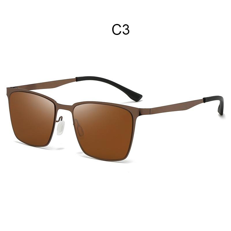 Men's sunglasses, new box ultra-light sunglasses, driving fishing anti-UV sunglasses.