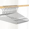 Stainless Steel Coat Hanger Household Multifunctional Non Creases Metal Windproof Hangers For Bathroom Balcony Closet Organiser
