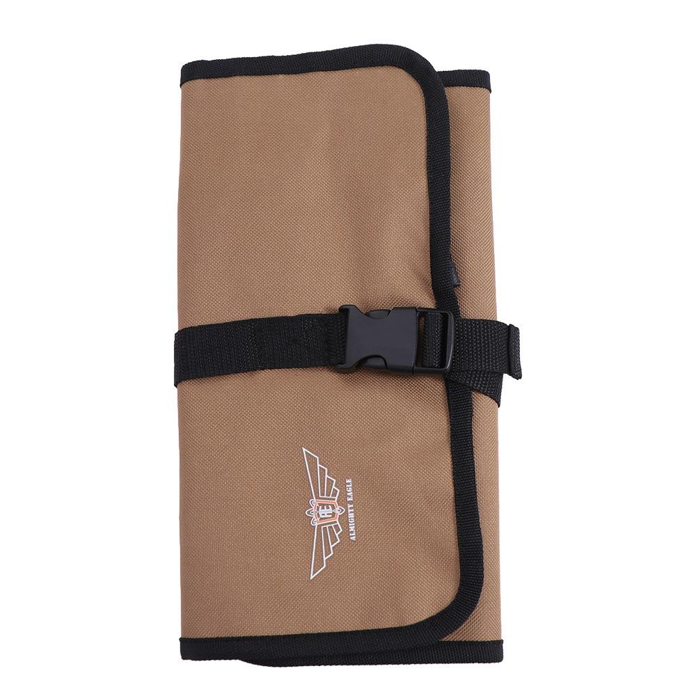Oxford Cloth Roller Tool Bag Anti drop Carrier Bag Tool Roll Organizer Adjuseable Multi Pocket Tool Storage Bag Electrician