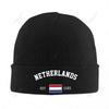 Knitted Hat Unisex Netherlands EST Independence Day For Unisex Women Boys Winter Autumn Beanie Cap Warm Bonnet