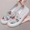 New old Beijing cloth shoes soft sole lazy pedal fashion casual cloth shoes comfortable canvas shoes versatile and breathable