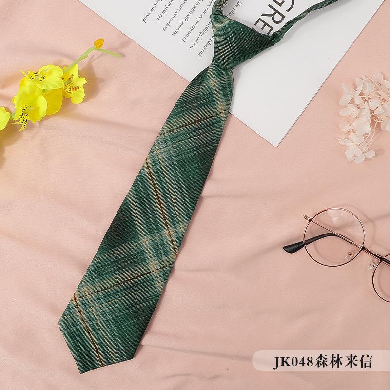 Japanese Plaid Black Bow Tie Collar Rope Women'S Necktie College Wind Streamer Jk Bow Shirt Ins Sailor Suit