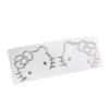 Kitty 3D Cartoon Silver PVC Sticker for Phone, Computer, Car