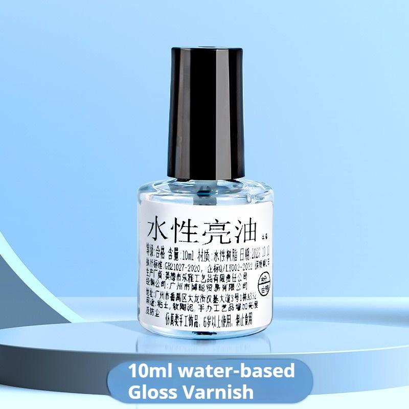 10ml Clay Varnish 1/10 Pcs Water-Based Oil Finish Coating Quick Drying Sealant Craft Tool Waterproof Protective Paint Pigment