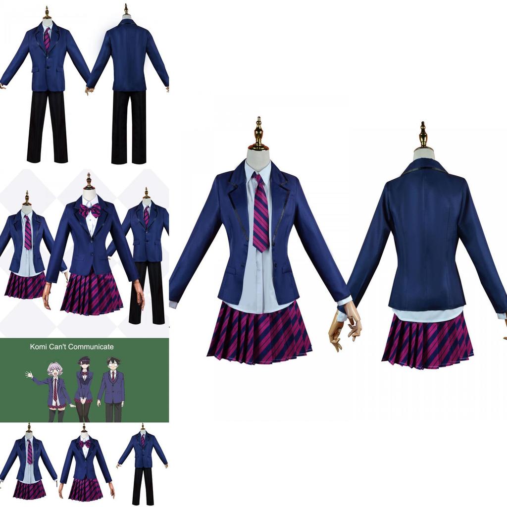 Anime Komi Can't Communicate School Uniform Cosplay Costume Silky And Exquisite Workmanship