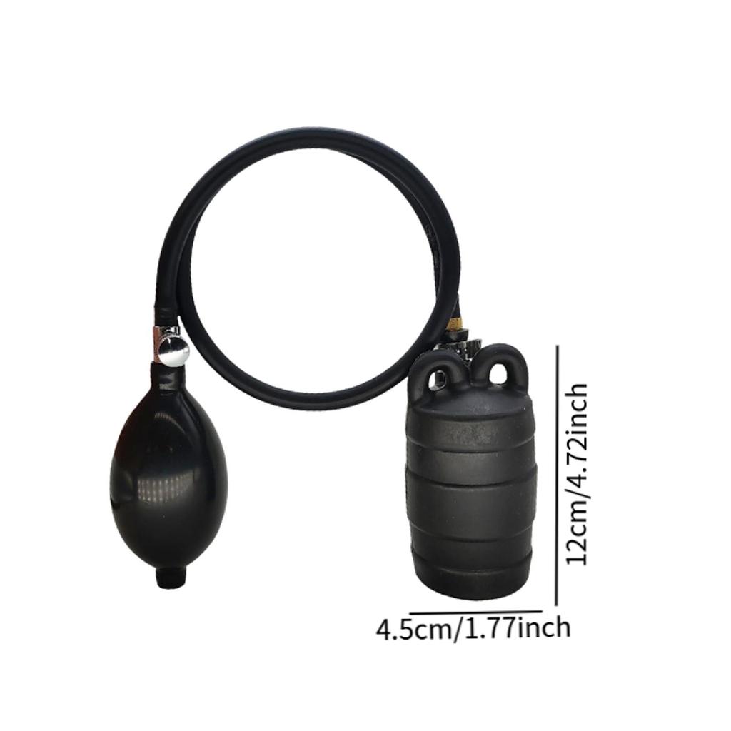 Fit 50 75 110 160 200mm Pipe Natural Rubber Drain Air Bag Inflatable Bung Stop Plug Block Sturdy Easy to Use Plumbing Test Plug
