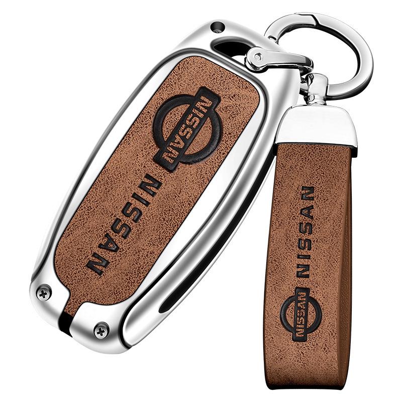 Nissan Schlüsseletui für Sylphy, Qashqai, X-Trail, Teana, N7, Tiida - Vollabdeckung